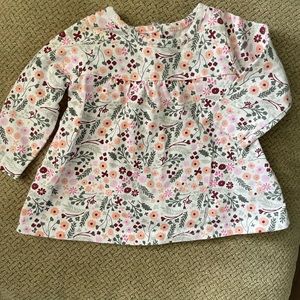 Wee Play Floral Shirt 3-6 Months Long Sleeves